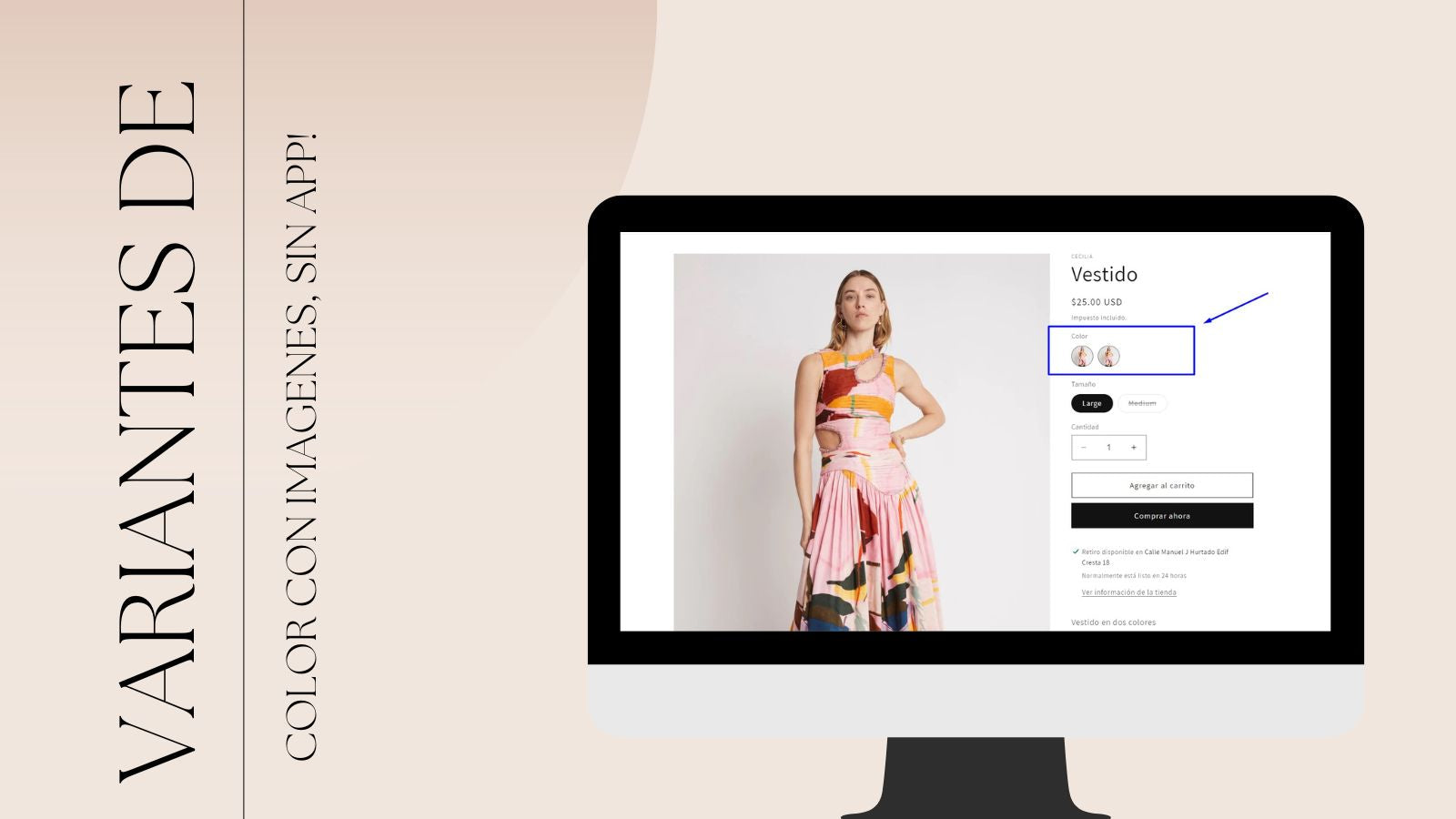 Tutorial: Utilizar imágenes de variantes como muestras de color, sin a ...
